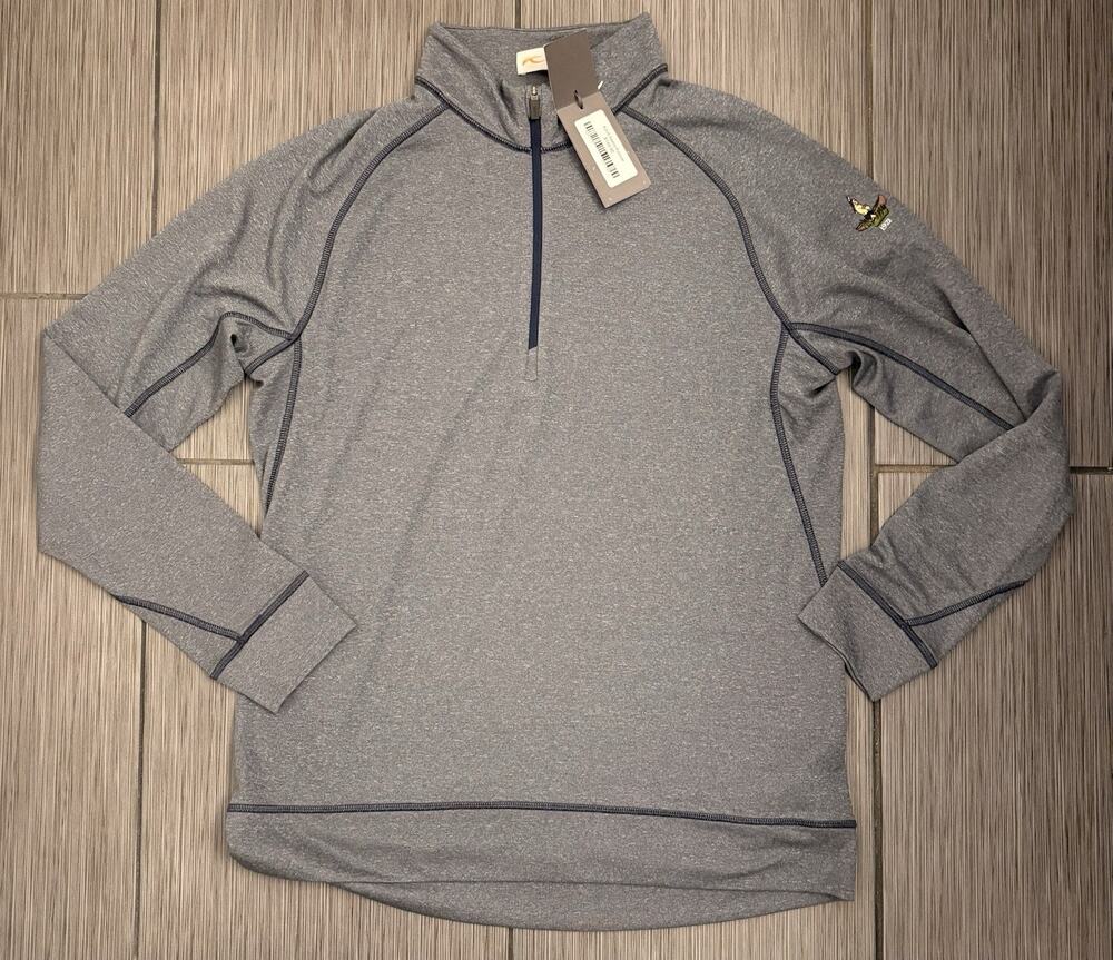 KJUS Keano Half Zip Pullover Men’s Size Medium Blue UPF 50+ Embroidered